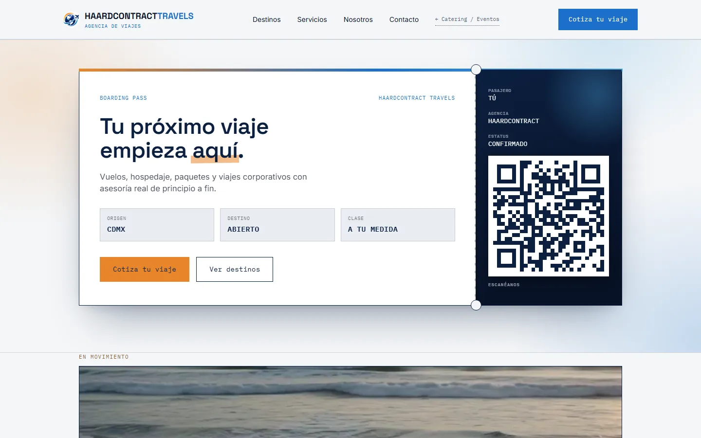 Screenshot of Haardcontract Travels