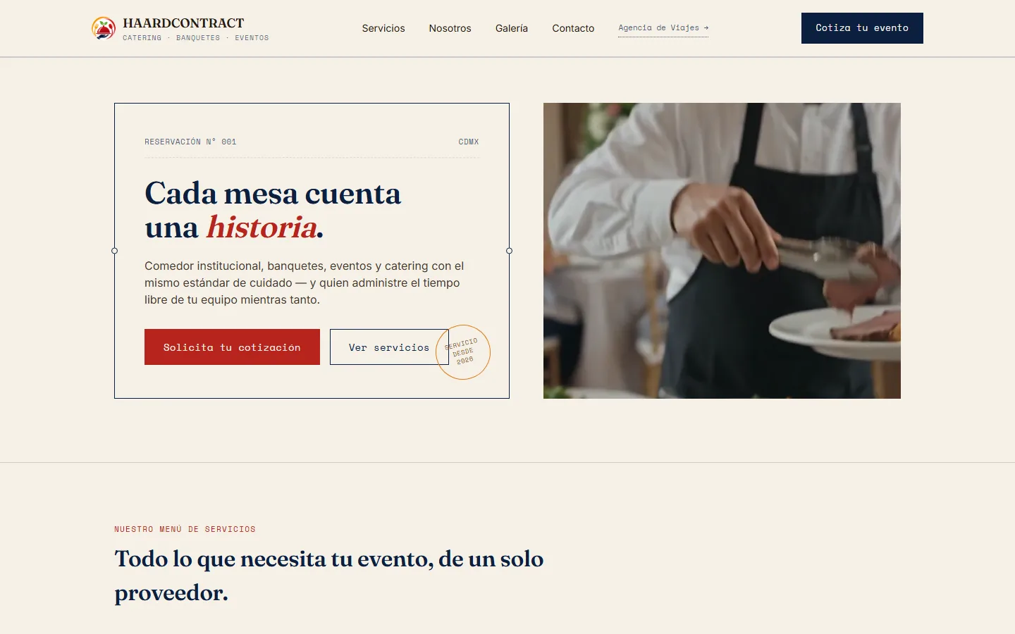 Screenshot of Haardcontract